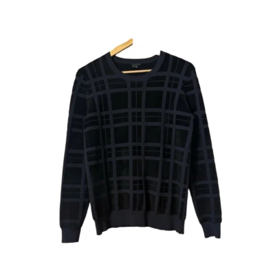 Theory Darmelle Plaid Velvet pullover sweater size Small - Изображение 1 из 4