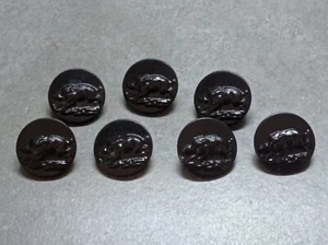 LOT BOUTONS VENERIE CHASSE MOTIF ANIMAL REF03283J - Picture 1 of 3