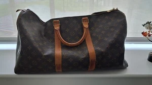 Louis Vuitton Monogram Keepall 50 Bag Vintage 1980s - Picture 1 of 1
