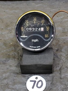 1965 HONDA S65 SPEEDOMETER ASSEMBLY #37200-065-710 BENCH TESTED - Picture 1 of 7