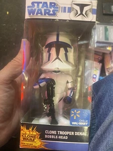 Funko Wacky Wobblers Star Wars Clone Trooper Denal Bobble-Head 2008 Wal Mart New - Picture 1 of 1