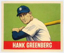 HANK GREENBERG 49 CUSTOM ART CARD ### BUY 5 GET 1 FREE ### or 30% OFF 12 OR MORE