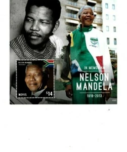 Nevis - 2013 - President Nelson Mandela - Souvenir Sheet - MNH - Picture 1 of 1