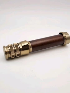LIGHTWEIGHT UPLOCKING FLY ROD REEL SEAT GUNMETAL ALUMINUM WITH WALNUT INSERT - Picture 1 of 5