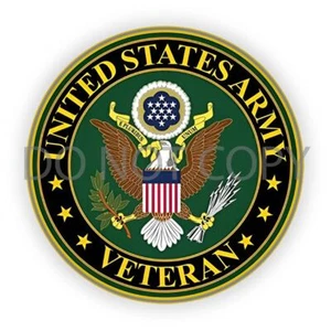 Army Veteran Vinyl Decal Sticker for Car Laptop Water Bottle Waterproof - Picture 1 of 3