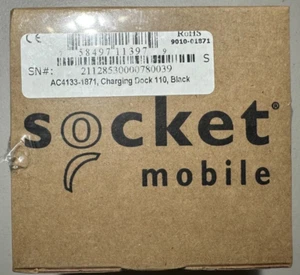 New Socket Mobile BLACK Charging Dock for All 600/700 Series AC4133-1871 - Picture 1 of 2