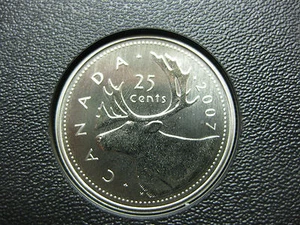 2007 Canadian Specimen Quarter ($0.25) - Bild 1 von 2