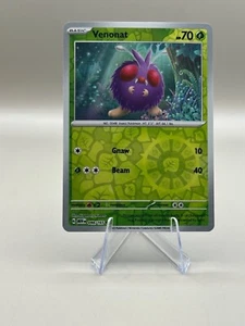 VENONAT #048/165 POKEMON 151 (HOLO INVERSO, CASI NUEVO) INGLÉS - Imagen 1 de 4