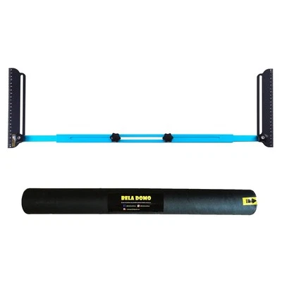 Herramienta de plantilla de banda de rodadura de escalera 2.0, calibre plegable, escala 48, cian  Foto 1 de 4