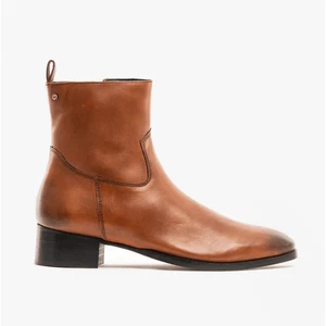 Club Cubano VALENTE Herren Leger Reißverschluss Bequem Leder Kubanische Stiefel - Bild 1 von 10