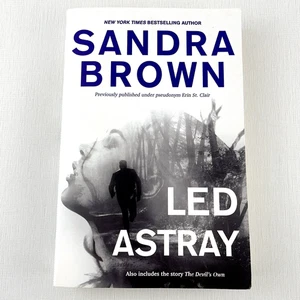 Led Astray by Sandra Brown Paperback Book Erin St. Clair - Picture 1 of 11
