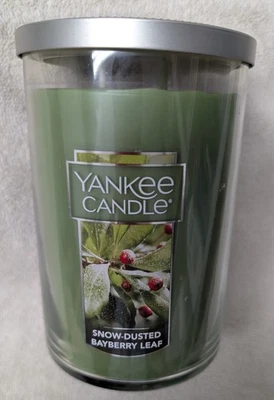 洋基蜡烛-雪尘贝莓叶香味,经典 22 盎司,2 灯芯 — 第 1/3 张图片