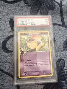PSA 7 2006 Pokemon Ex Dragon Frontiers 45/101 Cyndaquil δ Non Holo - Picture 1 of 2