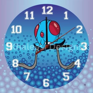 Exclusive Pokémon #072 Tentacool First Gen Wall Clock - Picture 1 of 9