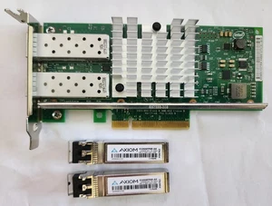 Dell 0XYT17 0942V6 Intel X520-DA2 Dual Port 10G SFP+ PCIe mit Low Profile - Bild 1 von 4