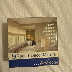 9 Pcs Round Decor Mirrors - Picture 1 of 3