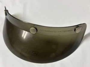 HJC Motorcycle Helmet 3-Snap Button Smoked-Tinted Visor - Foto 1 di 5