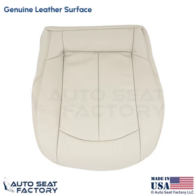 Cubierta de asiento inferior del conductor de cuero genuino Stone para Mercedes-Benz CLK 2003-2009 Foto 1 de 4