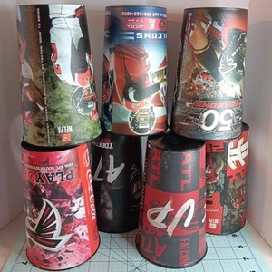 LOT of 7 Atlanta Falcons Souvenir Cups Georgia Dome - GOOD SHAPE - Picture 1 of 20