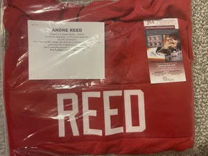 ANDRE REED Autographed Signed Bills custom Jersey JSA COA size XL - Picture 1 of 4