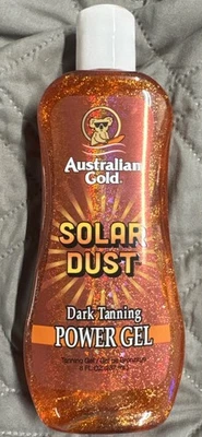 NEW Australian Gold Solar Dust Dark Tanning Power Gel Bronzer 8oz - Image 1 of 4