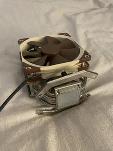 Noctua NF-F12 PWM Case Cooling Fan with Noctua CPU Heatsink - Picture 1 of 5