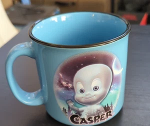 Taza de café azul Casper The Friendly Ghost clásica retro años 90 doble cara 20 oz - Imagen 1 de 6