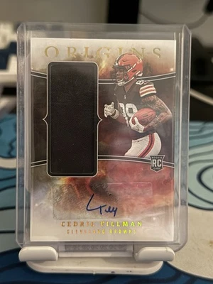 2023 Panini Origins - Rookie Jumbo Jersey Autographs Cedric Tillman #RJJA-CTI   - Image 1 of 2