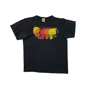 Vintage 00s Alexisonfire T-Shirt Y2k Emo Post Hardcore Band Black Tee Size M - Bild 1 von 7