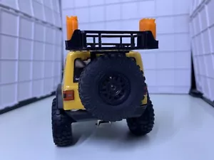 Rear Cargo Rack With Gas Cans For Axial SCX24 Jeep JLU Rock Crawler - Picture 1 of 10