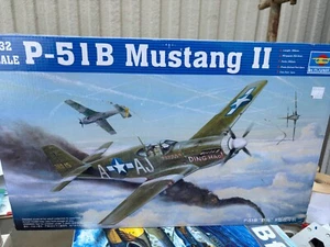 TRUMPETER # 02274 1/32nd SCALE P-51B MUSTANG DING HAO MODEL KIT - Picture 1 of 2