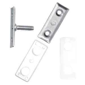 ERA 820-52 Verriegelungsflügel Strebstift Fensterstrebenschlösser Satin Chrom - Bild 1 von 1