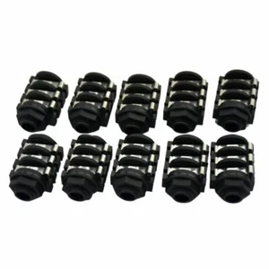 10PCS 6.35mm 1/4" PCB Mount Microphone Stereo Jack Socket Audio Connector 6Pin - Picture 1 of 6