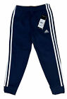 NWT Boys Adidas Joggers (80% Cotton, 20% Polyester) Navy or Black w/Logo; Sz 4-6