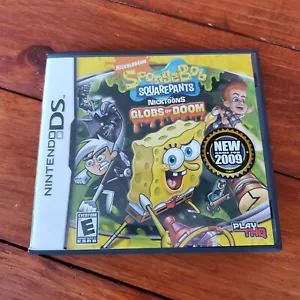 Nintendo DS SpongeBob SquarePants Game Nicktoons Globs of Doom 2008 - Picture 1 of 6