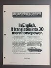 Porsche 944 S Coupe Advertising Slick (Ad Slick) Print - RARE! Awesome Frameable