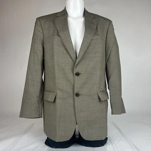 Men's Brooks Brothers 346 Stretch Jacket Blazer Sports Coat Brown Tan Size 41 R - Picture 1 of 19