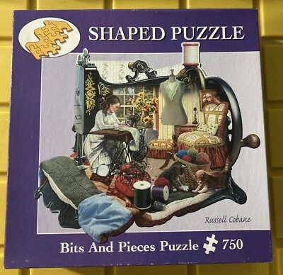 Bits and Pieces A Stitch in Time Shaped Puzzle 750 Pc Puzzle - Image 1 of 2