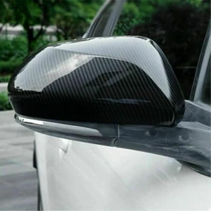 2 PIEZAS Cubierta de borde de espejo retrovisor lateral de fibra de carbono para Toyota C-HR CHR 2017-2023 - Imagen 1 de 6