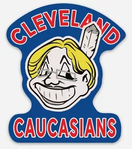 Vintage Retro Cleveland Indians DECAL STICKER - Picture 1 of 24