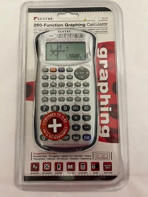 Sentry 250 Function graphing calculator CA756 Advanced Math Pre-Algebra NEW - Image 1 of 4