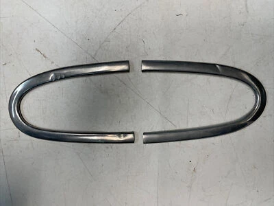 1948 1949 1950 Ford Truck F1 F2 Front Hood Latch Stainless Trim Foto 1 de 4