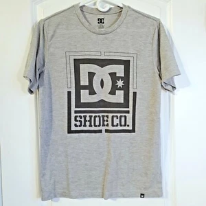 DC Shoe Company T-Shirt Lightweight Gray - Mens Small - Logo in Black CLEAN EUC - Picture 1 of 7