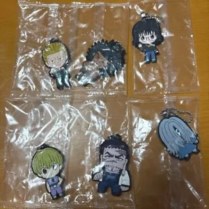 Hunter x Hunter Figura Goma Llavero Lote 6 Set Shizuku Mascota Japón m599 - Imagen 1 de 3