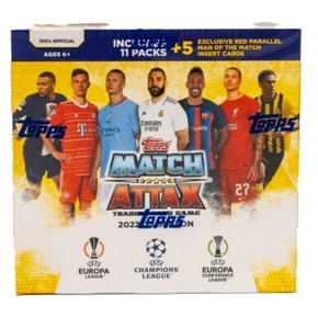 Topps 2022-23 Match Attax Champions League Monster Box 132 Cards Soccer Futbol - Picture 1 of 2