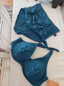 NEW SHAPERMINT 2 Piece Swimwear, SZ 4XL , TEAL ,Full Coverage Ex Cond - Picture 1 of 8