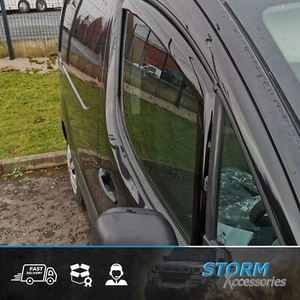 CITROEN BERLINGO 08-17 STX INTERNAL WIND DEFLECTORS - WIND VISOR - 2PC - TINTED - Picture 1 of 1