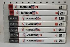 Playstation 3 Football Game Lot: Madden 09, 10, 11, 12, 13, 15 & 25 - PS3 *Read*