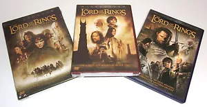 Lord of the Rings Trilogy DVD Set Fellowship Two Towers Return of the King - Picture 1 of 5