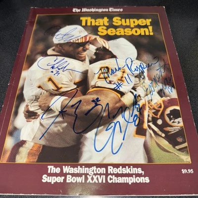 That Super Season!: Washington Redskins Superbowl XXVI Champions 6 Autographs - Image 1 of 4